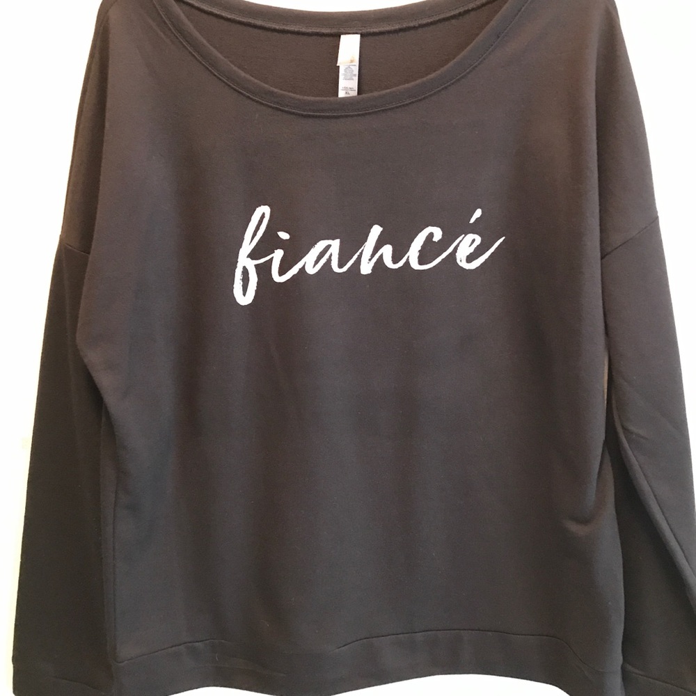 Fiancé Scoop neck Sweater XL NWOT